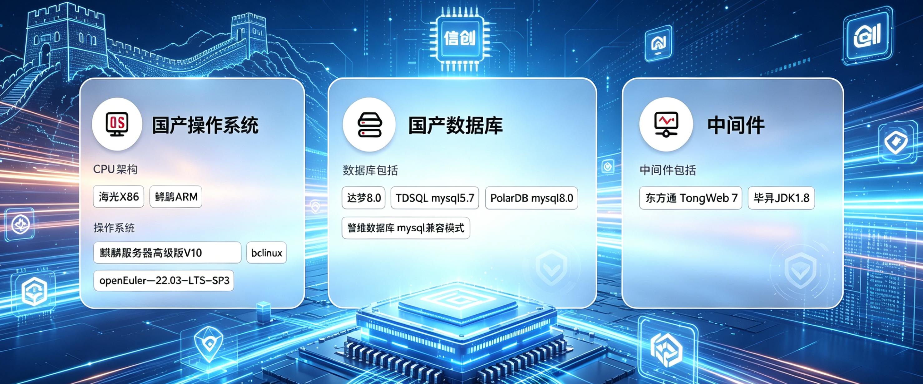 国产化兼容能力